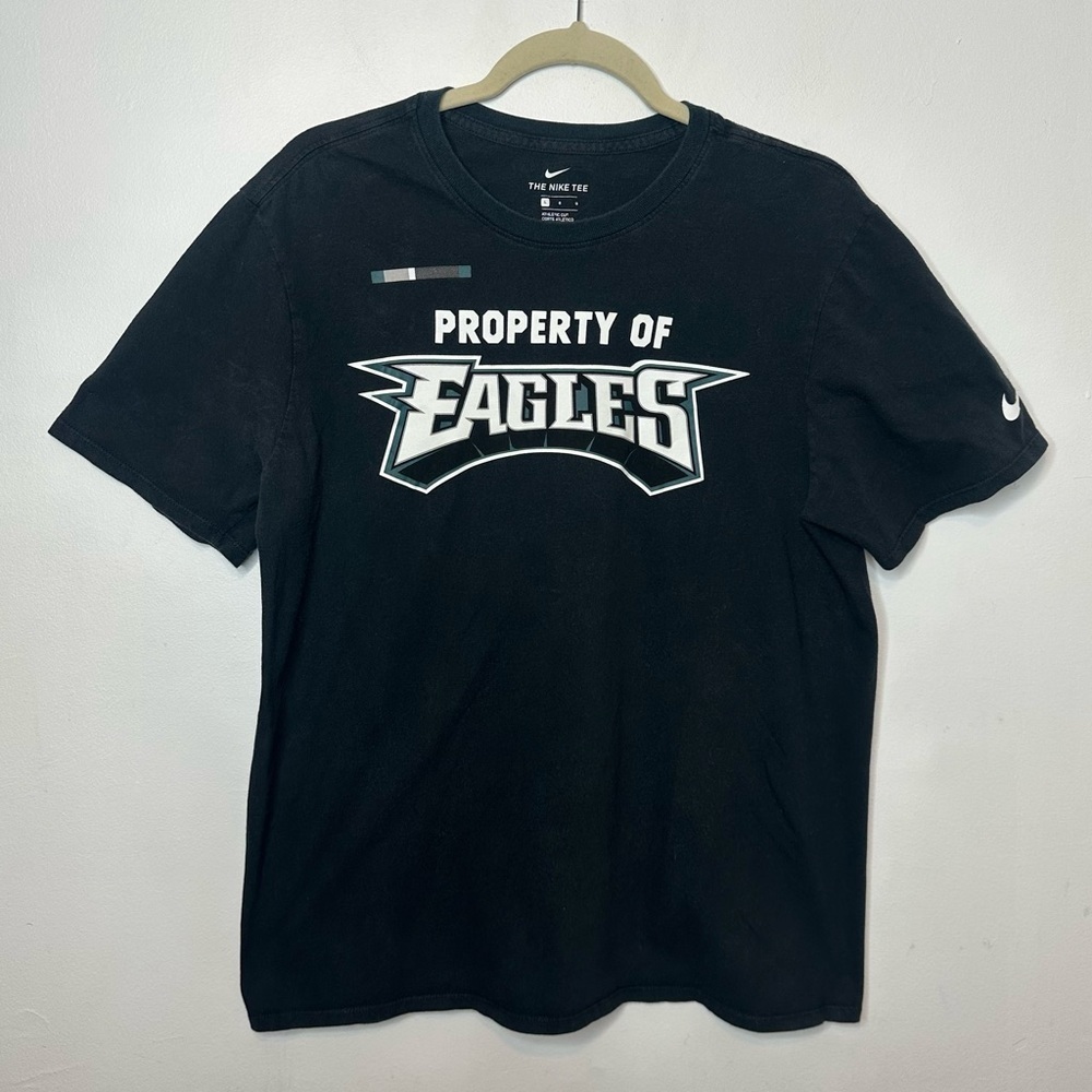 Men's Nike Black Philadelphia Eagles Sideline Property Of T-Shirt Large Football